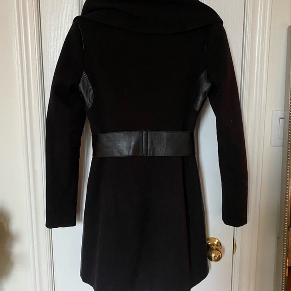 Rudsak leather trim jacket with belt - Picture 5 of 5